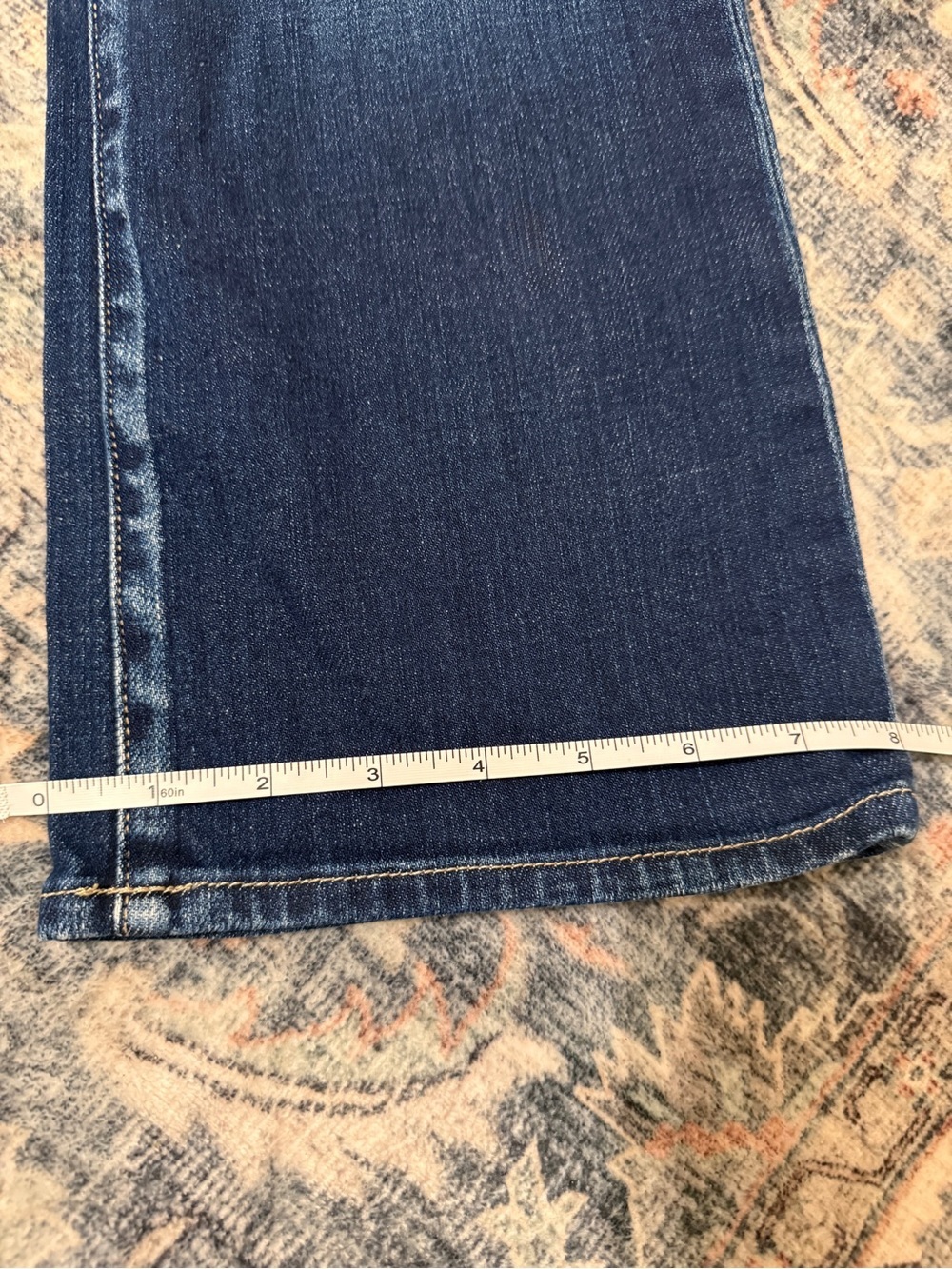🦋 L’AGENCE| EUC Tati Cropped Micro Bootcut Jeans Haven Blue Women’s Size 27 - Picture 8 of 8